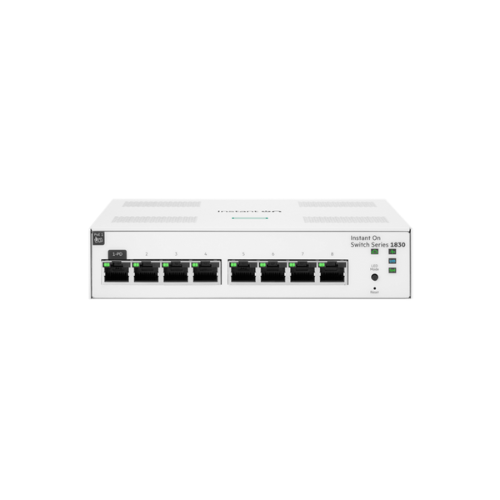 Thiết bị chuyển mạch HPE Networking Instant On 8 cổng Gigabit, Dòng 1830 (JL810A)