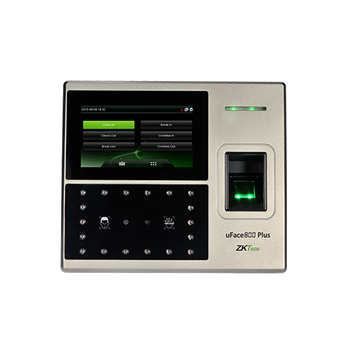 ZKTeco uFace800 Plus Revolutionary 3-in-1 Contactless Palm Recognition Terminal with Facial & Fingerprint Authentication Methods