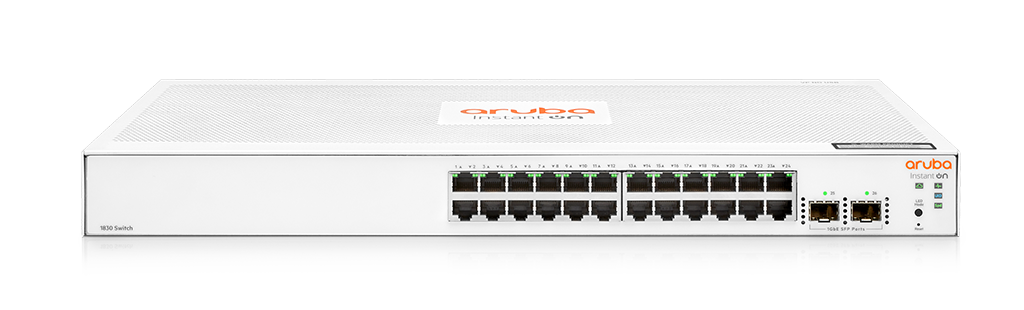 HPE Networking Instant On Switch 24p Gigabit 2p SFP 1830