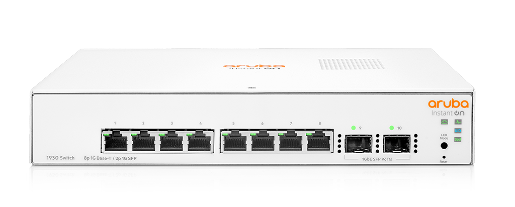 HPE Networking Instant On Switch 8p Gigabit 2p SFP 1930