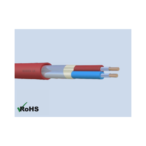 Cáp Chống Cháy Norden 5N-1002L: 2 lõi 1.0 mm², Có Chống Nhiễu, Cách Điện MICA+XLPE, Vỏ LSZH