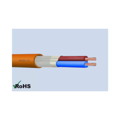 Cáp Chống Cháy Norden 6N-1125022: 2 lõi 2.5 mm², Có Chống Nhiễu, Cách Điện Silicon