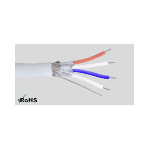 Cáp Tín Hiệu Xoắn Đôi RS485 Norden 78-3502241: 2 đôi, 24 AWG, Chống Nhiễu Băng Nhôm & Lưới Đan Toàn Phần, Vỏ PVC, 305m